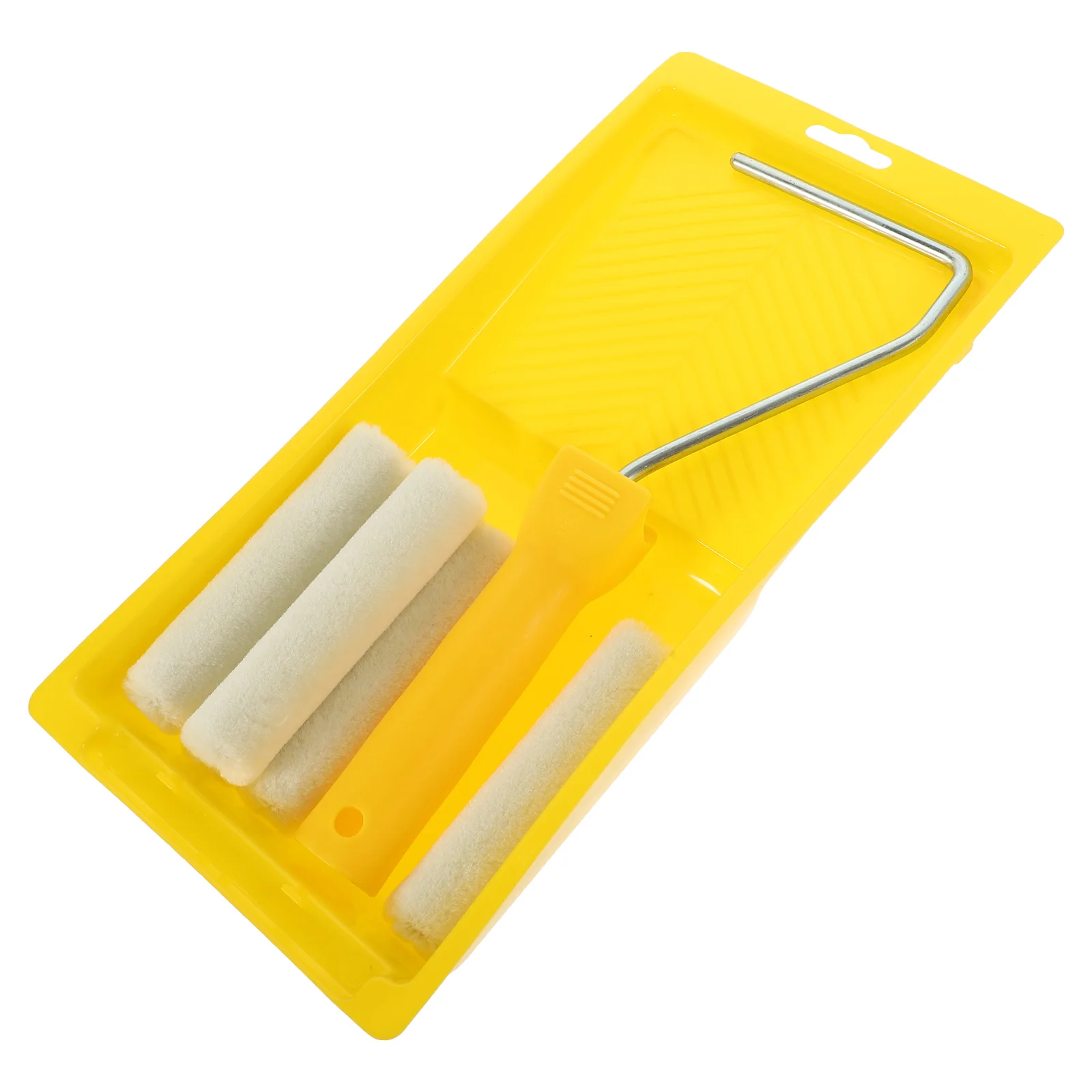 

Sponge Holder Paint Roller Painting Kit Small Wall Supplies 4 Inch Rollers Cabinet