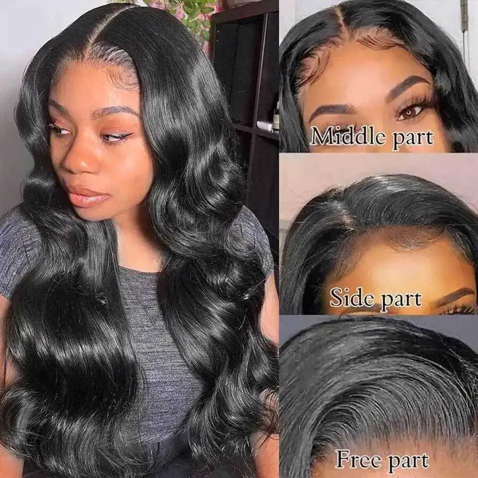 Body Wave Lace Front Wig Brazilian 13x4 Lace Frontal Human Hair Wigs For Black Women Pre Plucked 30 Inch Hd 360 Lace Frontal Wig