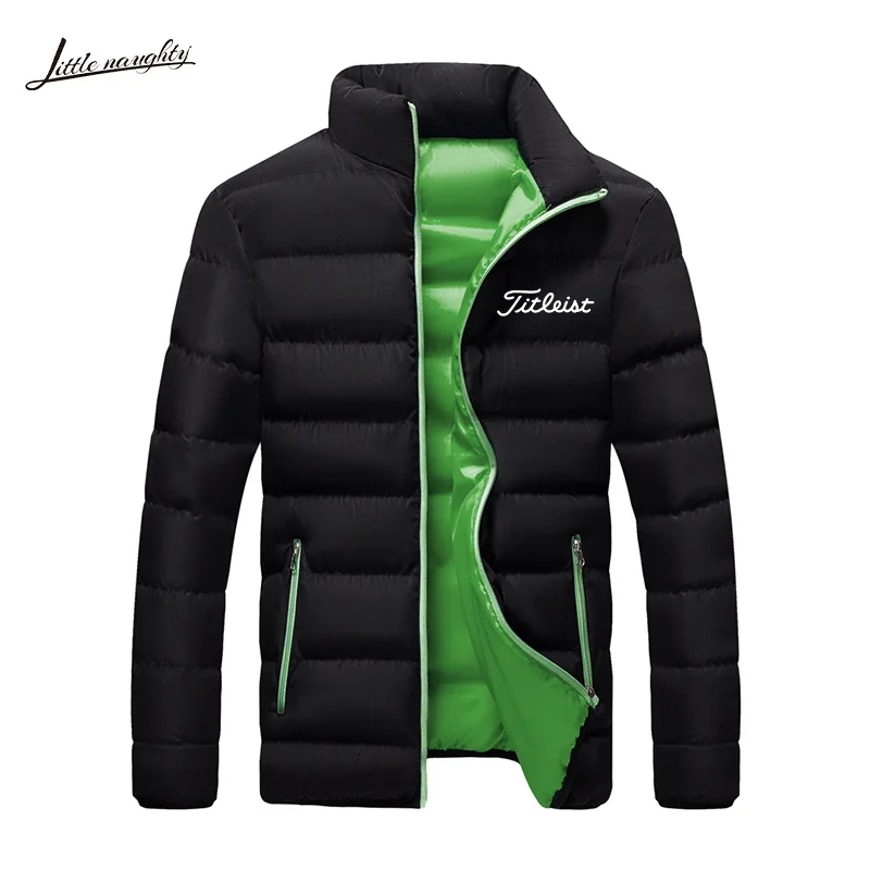 Winter Jacket Men's Fashion Stand Collar Men's Parker Jacket Men's Zipper Padded Jacket Men's Jacket