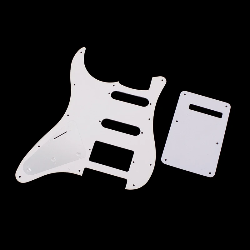 

3Ply Tiger Color 8 Hole Pickguard Scratch Plate SSH Strat Guitar Back Plate Pickguard for Vintage Style Strat Guitar