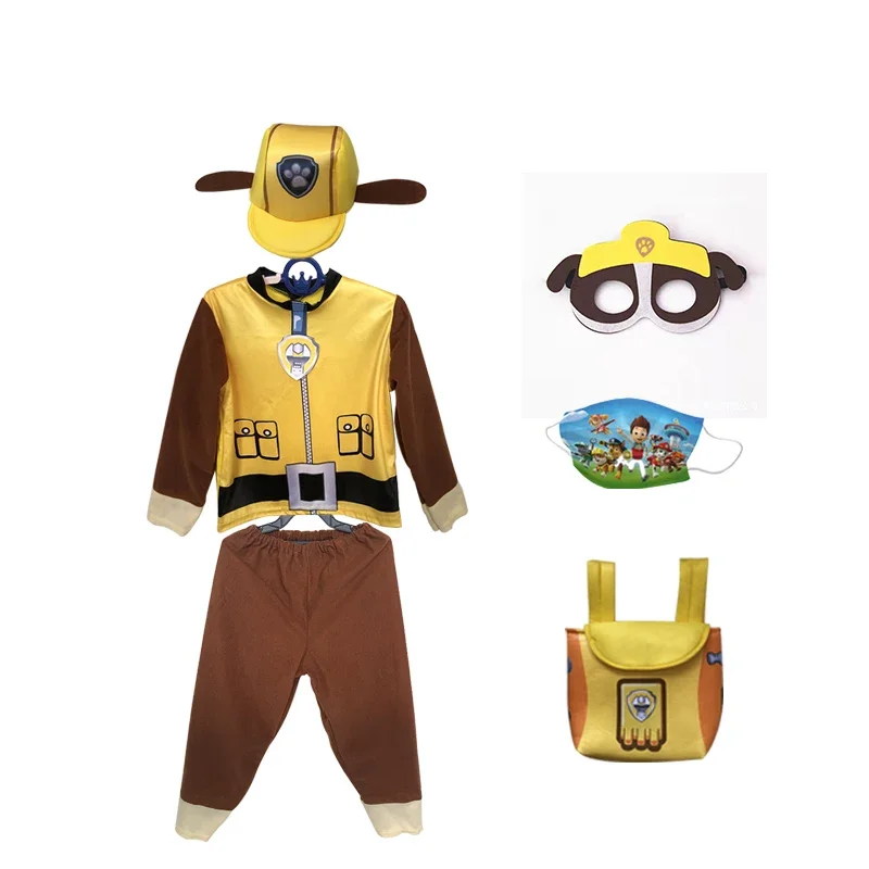2200 Рождество Новый год PAW Patrol аниме детский костюм Rubble вечерние костюмы для