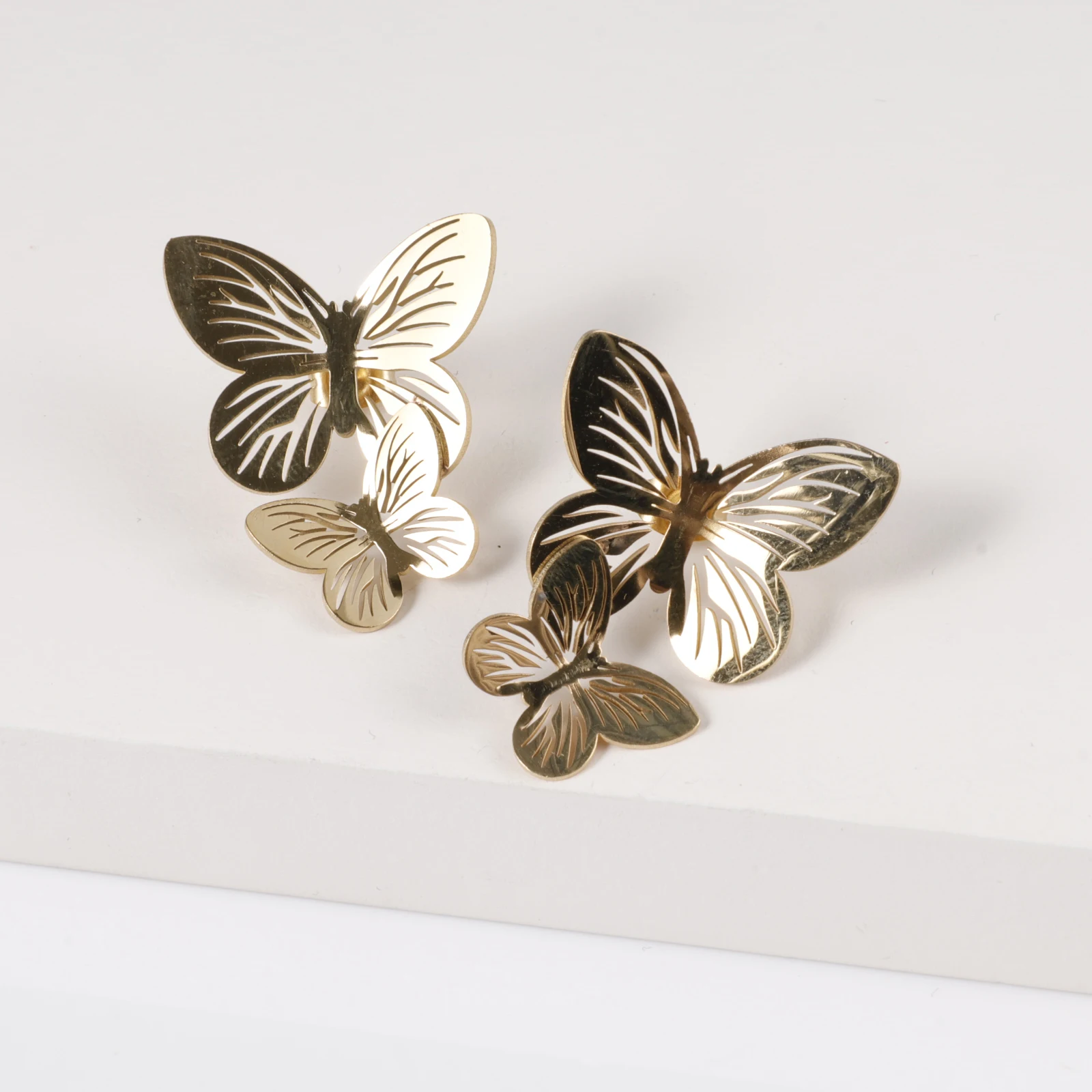 Девушки 18k подарки нержавеющая сталь покрытые пирсинг милые свадебные шпильки