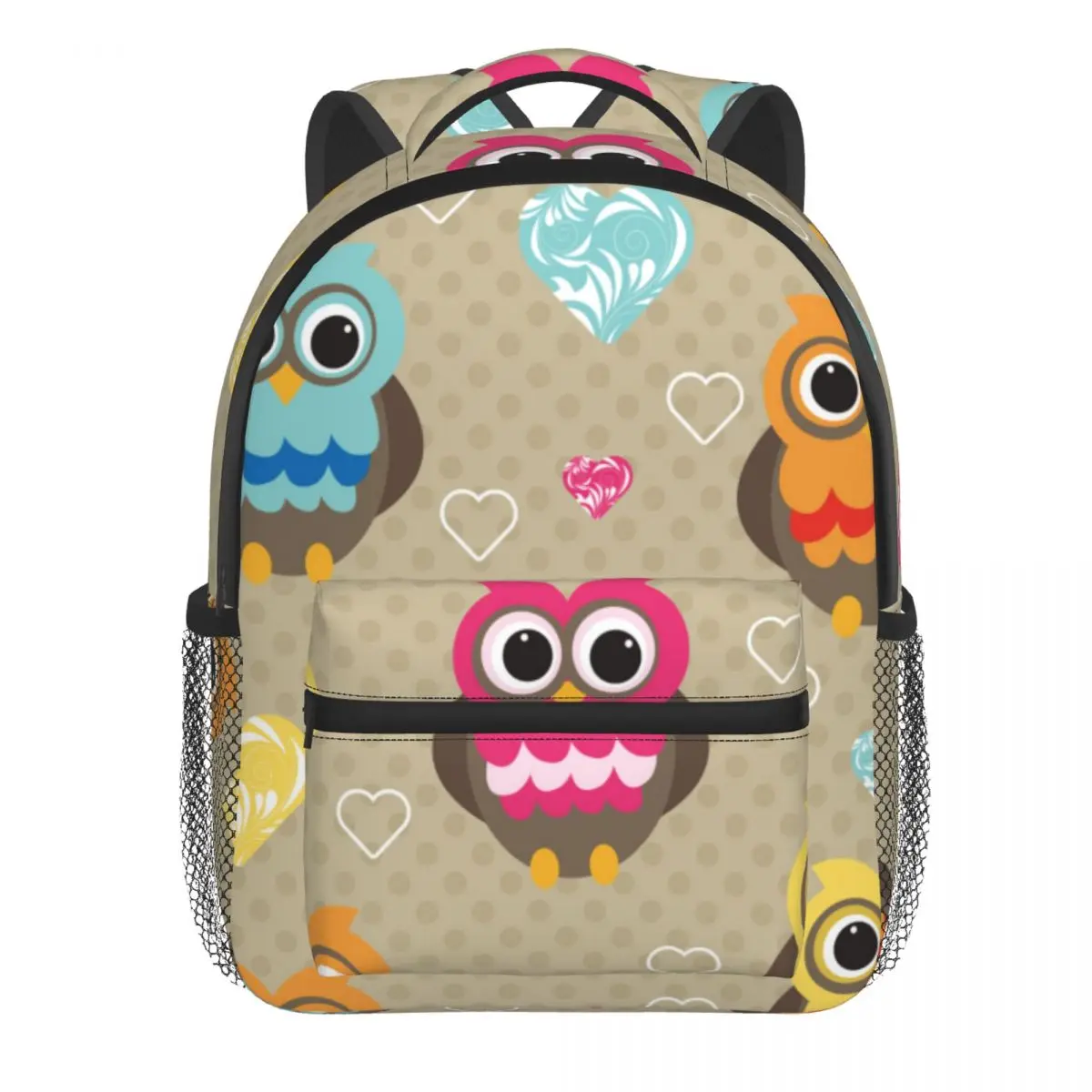 Cute Colorful Owl Baby Backpack Kindergarten Schoolbag Kids Children School Bag