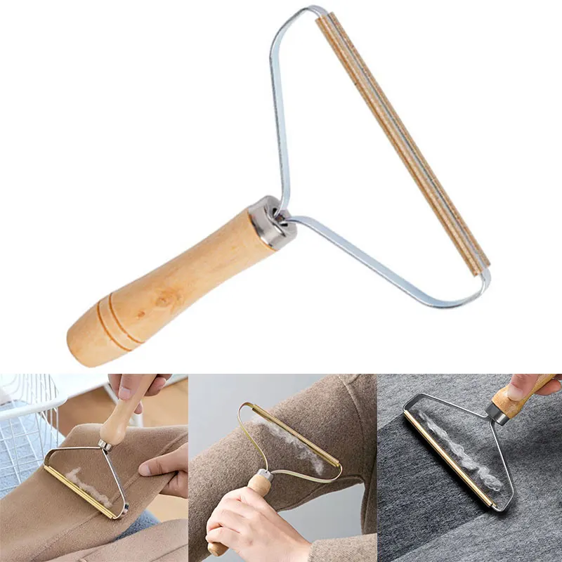 

Portable Lint Remover Tools Clothes Fuzz Fabric Shaver Brush Tool Power-Free Fluff Removing Roller for Sweater Woven Coat