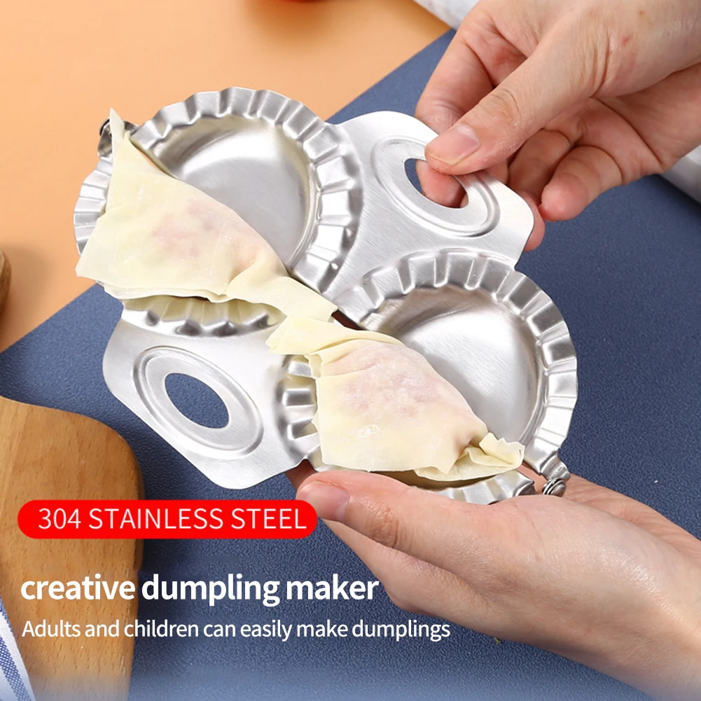 

Double Head Dumpling Mold Jiaozi Maker Lazy Must Home Kitchen Artifact Gadget Mould Baking Tools Empanadas Ravioli