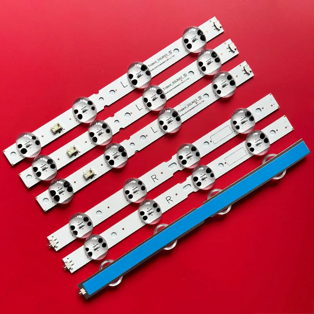 6/18 шт. новая светодиодная лента для подсветки светодиодной панели SSC_55UK63_8LED 55uk6300pue