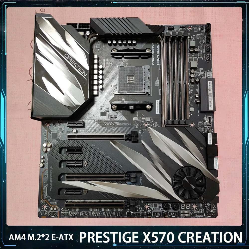 

PRESTIGE X570, создано для Msi AM4 DDR4 128 ГБ M.2 * 2 SATA3 * 6 USB3.2, поддержка R9, стандартная материнская плата для настольного компьютера, оригинальное качеств...
