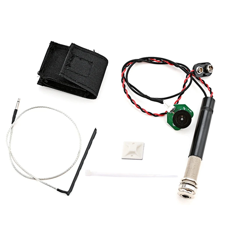 

Качественный Active Endpin Jack Preamp Piezo Pickup Kit с регулировкой громкости