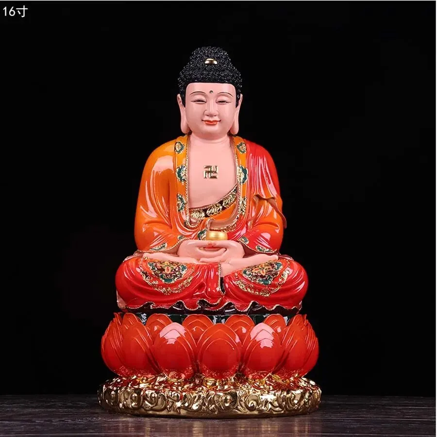 

Буддистская фигурка Сакьямуни, Будда, Юго-Восточная Азия, домашний магазин, защита процветания, статуя фэн-шуй для поклонения оптом