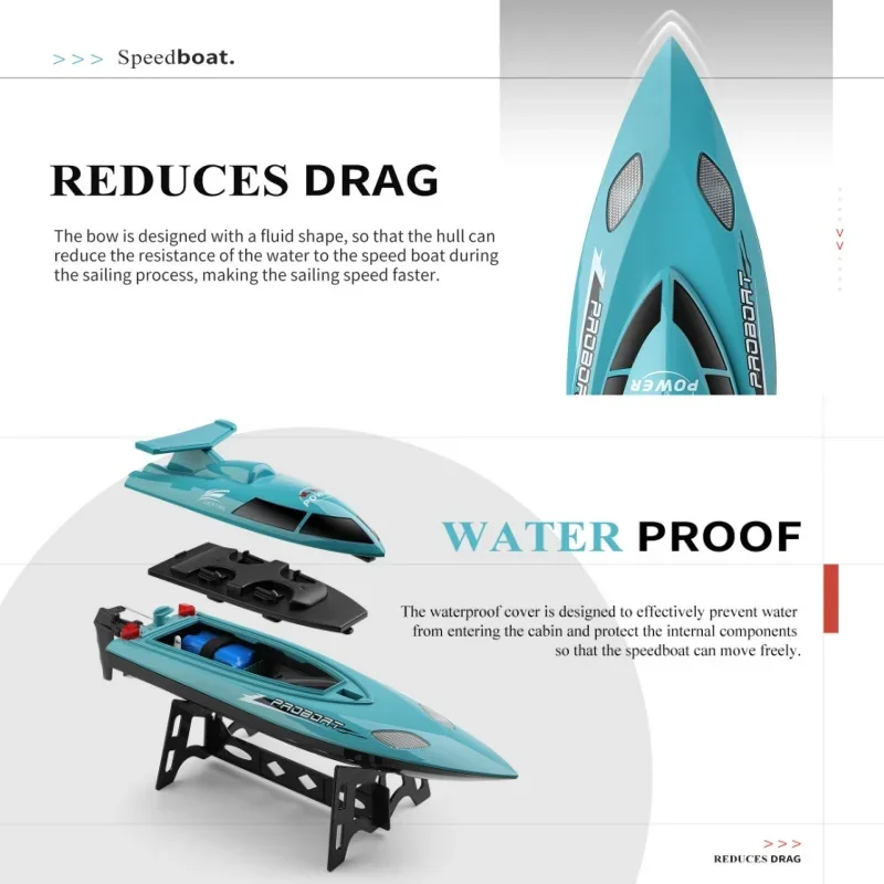 Радиоуправляемый скоростной катер 2 4G Wltoys Wl911-A высокоскоростной двигатель