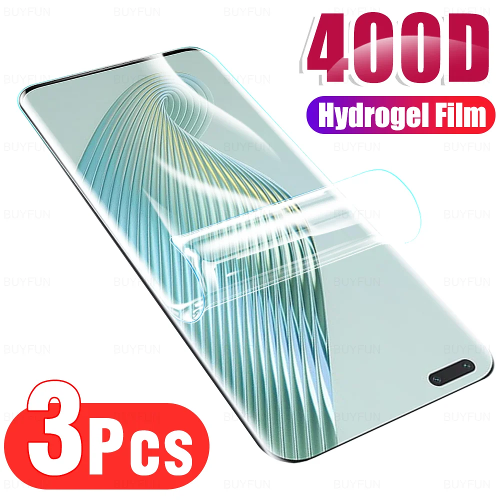 3 шт. Гидрогелевая защитная пленка HD для экрана Honor Magic5 профессиональная не стекло