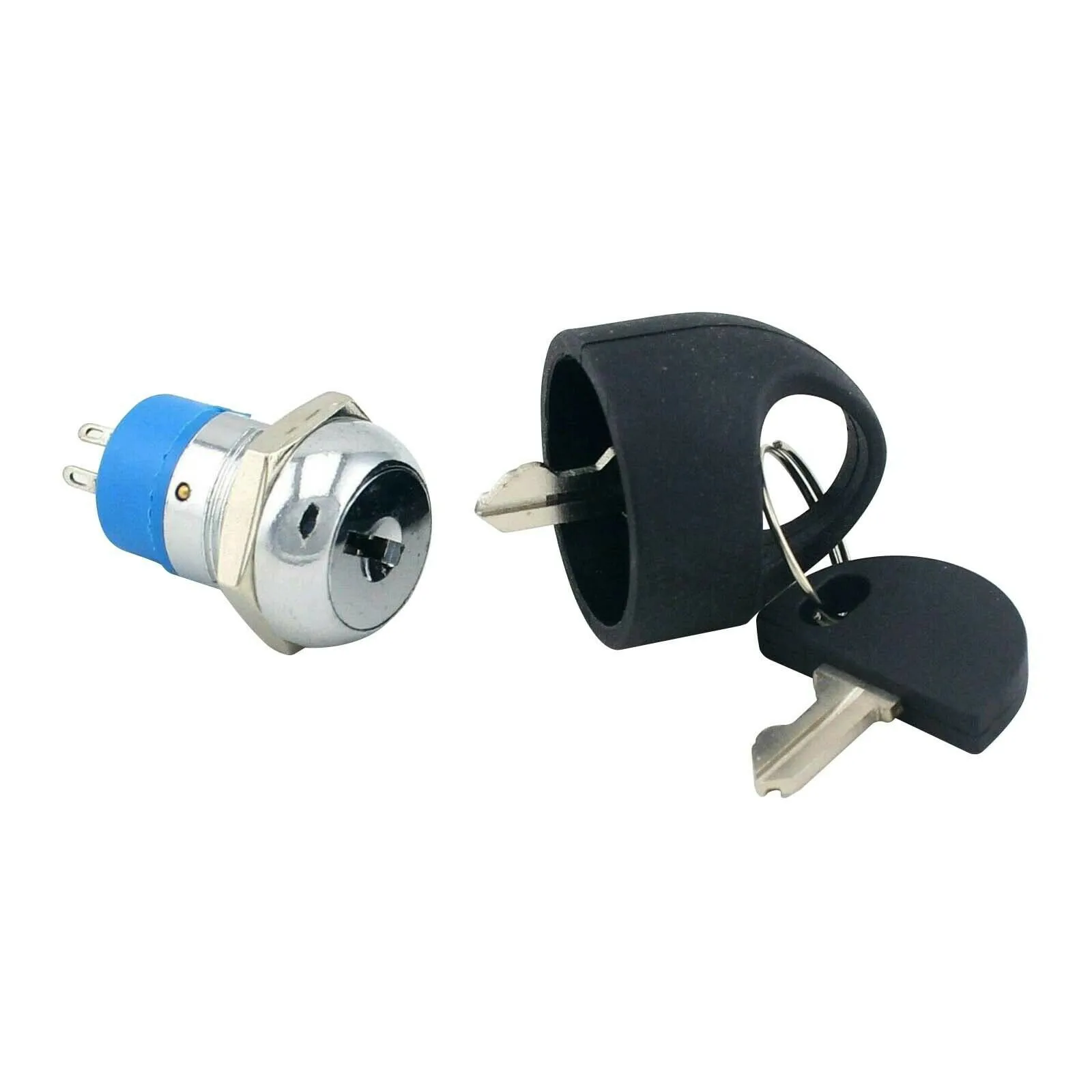 

1x Ignition Switch Lock 2 Keys Replacement Mobility Scooter Spare Start On/Off Ignition Switch Zinc Alloy Lock Shell Lock Core