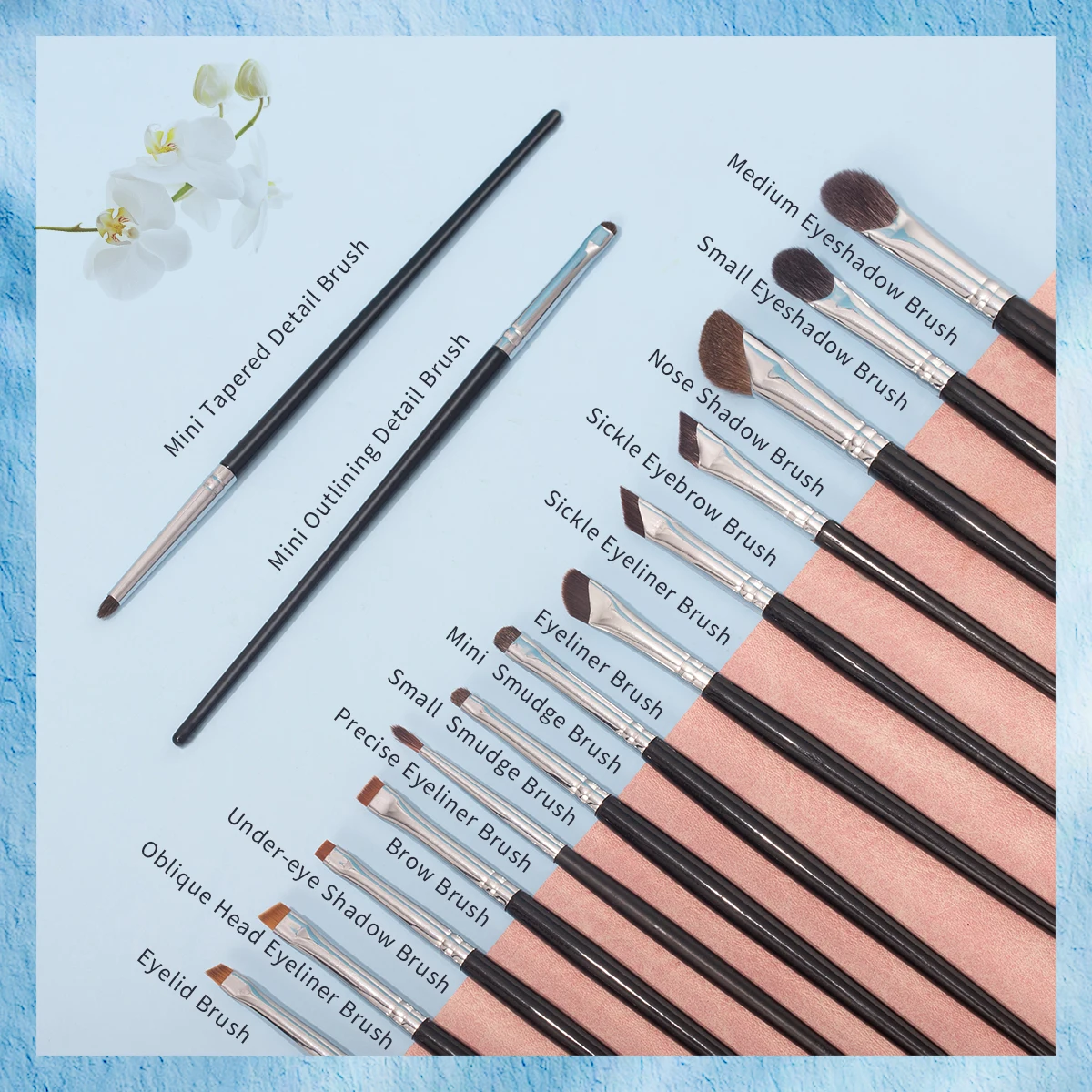 OVW новые кисти для макияжа с черной ручкой мягкие пушистые тени век тональный