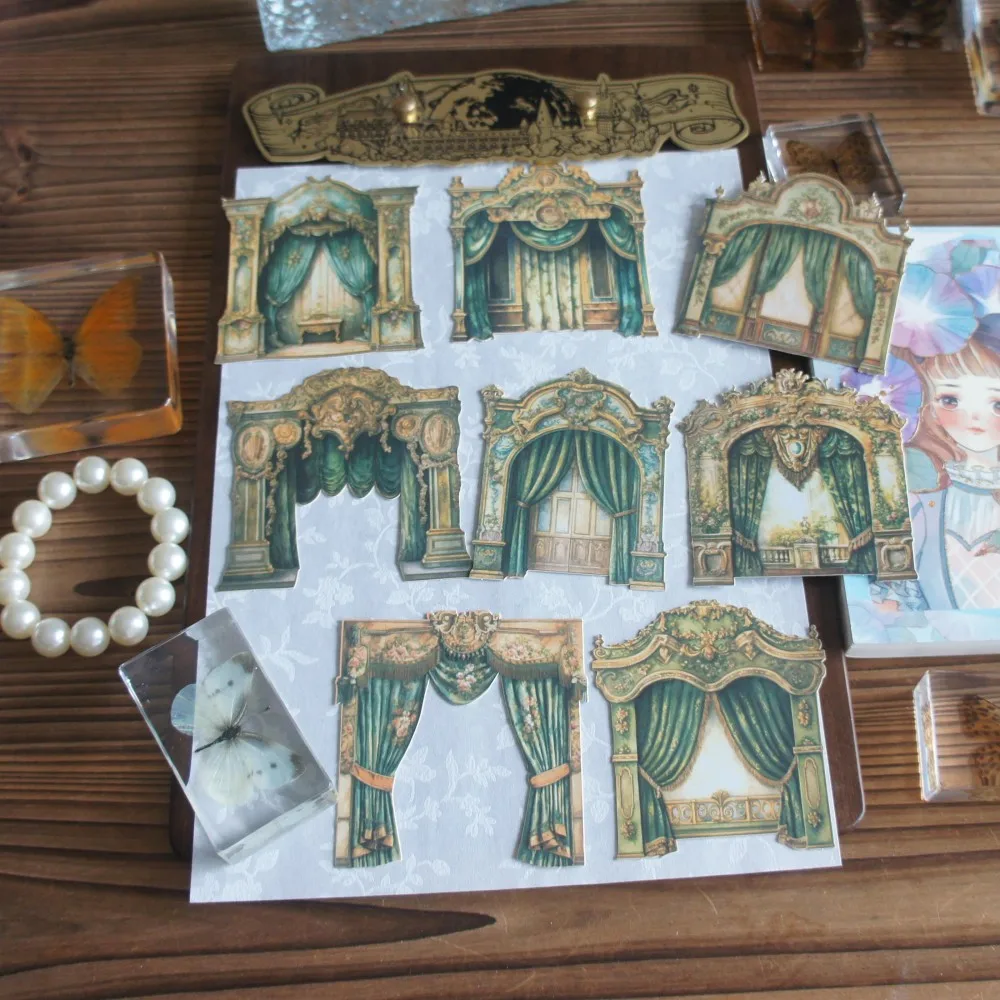 10 шт. красочные Opera Play Show сценический стиль бумажная наклейка Скрапбукинг DIY