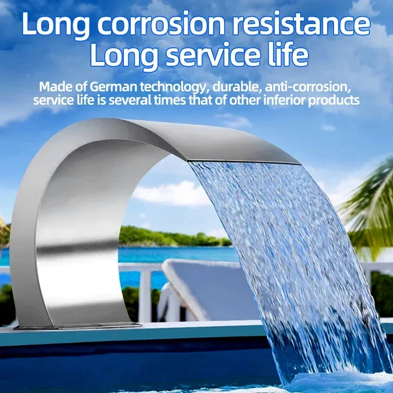 Распылительная насадка для бассейна массажная из нержавеющей стали плечо шея и