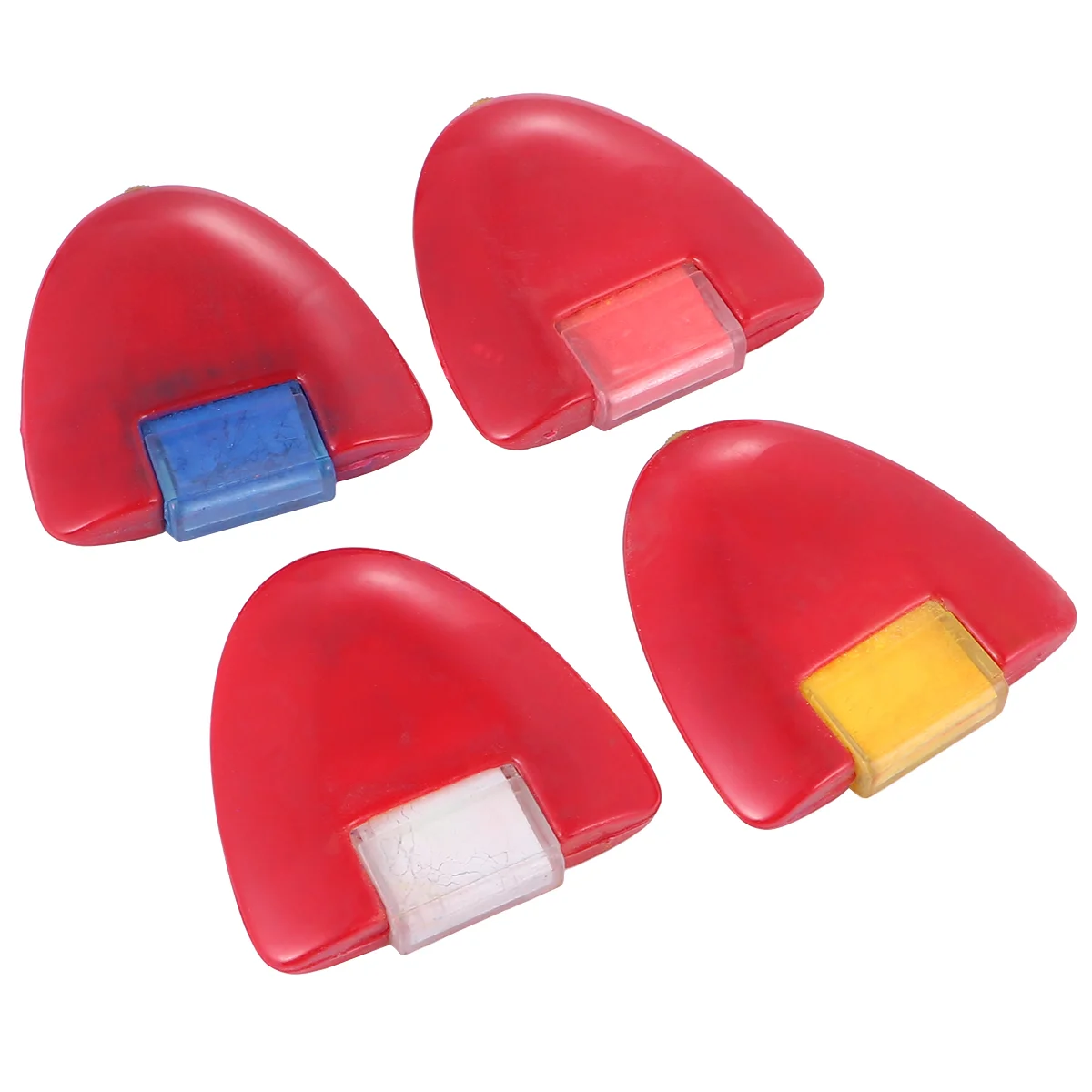 

4 Pcs Pulverizer Tailor Chalk Sewing Mark Accessories Triangle Tools Kit Powder