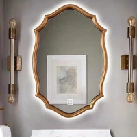 light decorative wall mirrors vintage makeup aesthetic decorative mirror modern bathroom custom made aynalar decoration home