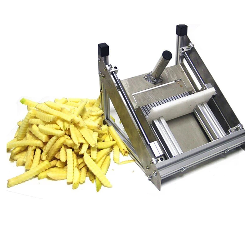 Slicer Wave Potato Cutter Machine Wolf Tooth Wave Ripple Slicer Potato Radish cucumber french fries machine commercial cut meat