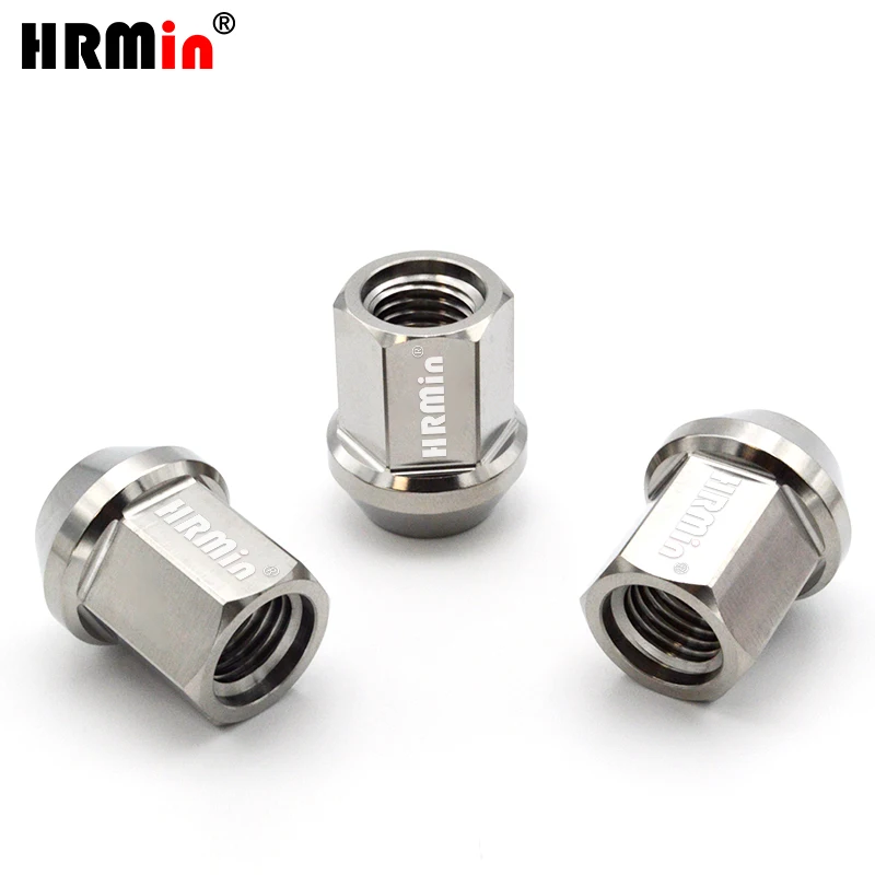 HRMin открытый конец Gr.5 титановая конусная гайка для колес 20psM12*1 5/M12*1 25/M14*1 5/M14*1 25 мм