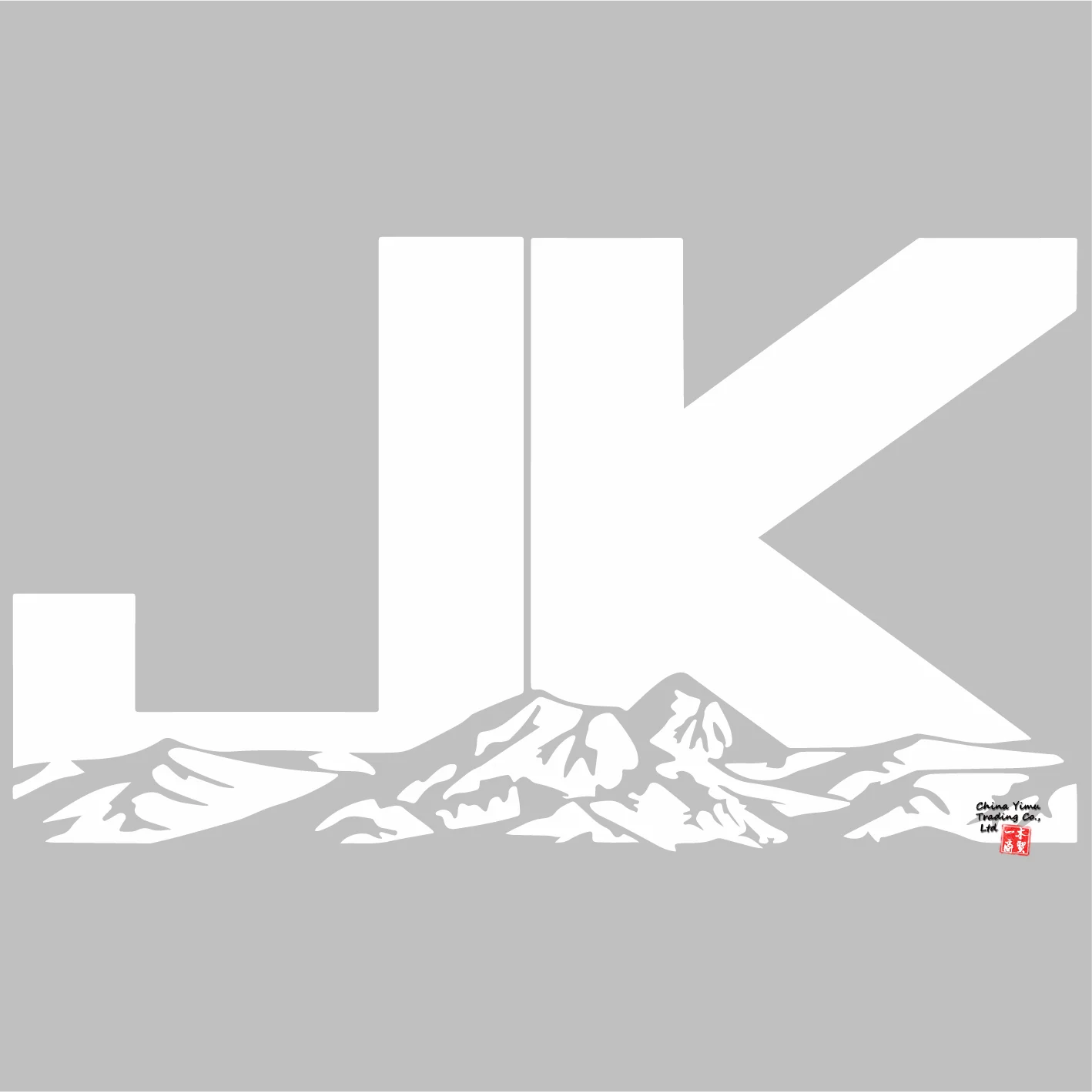 Виниловая наклейка JK с изображением гор для Jeep Wrangler 4x4 неограниченная Sahara Rubicon Moab