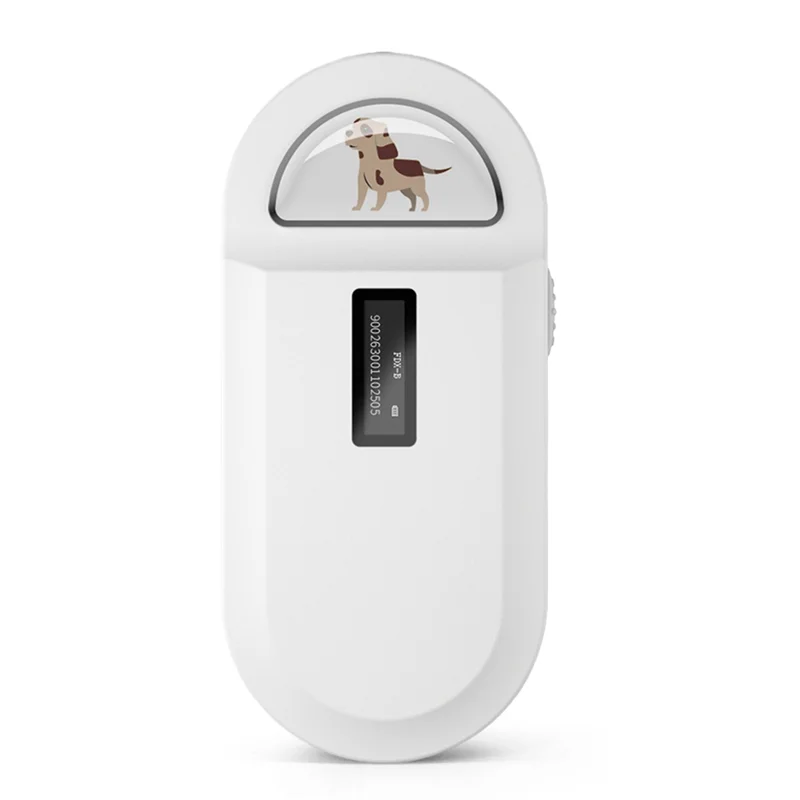Фото Считыватель RFID-микрочипов ABZW 134,2 кГц, портативный сканер для животных, считыватель чипов для идентификации животных по номеру. №1