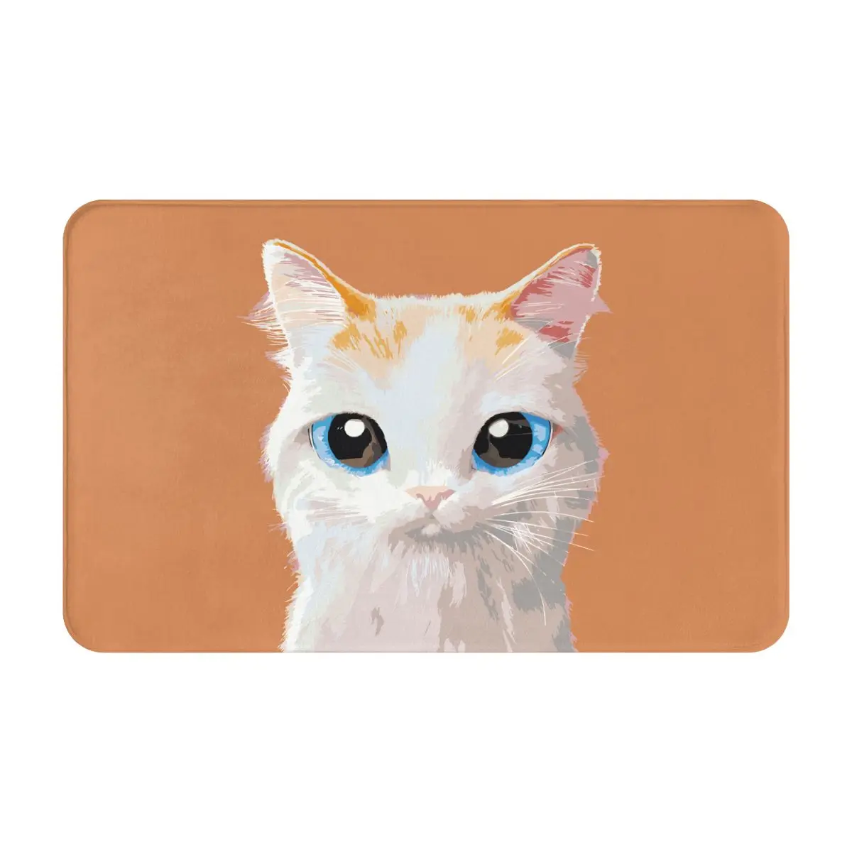 

Animal Cat The Trim'S Lattice Pattern Adds A Touch Of Elegance This Skin-Friendly Mat Is Free From Harmful Dyes Skin-friendly