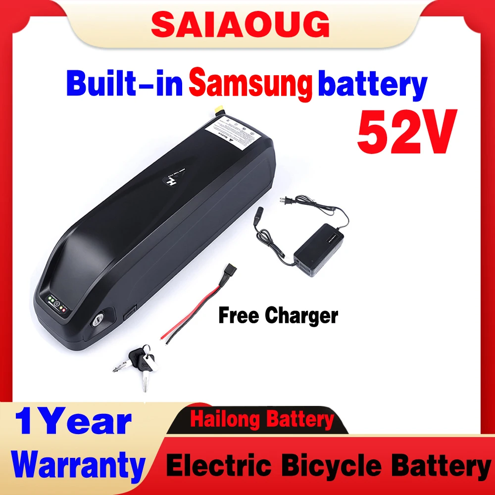 

Hailong 52v Ebike Battery Pack 20ah 30ah 50ah Akumulator Bafang Obudowa Baterii Ebike Fietsen Electrisch Accu Lityum Pil Paketi