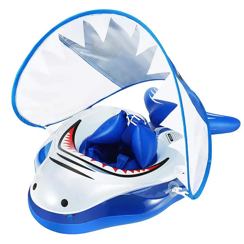 

Baby Swimming Float Baby Shoulder Pool Float UPF 50 Size Improved Newest Inflatable Baby Float Add Tail Never Flip Over Floats