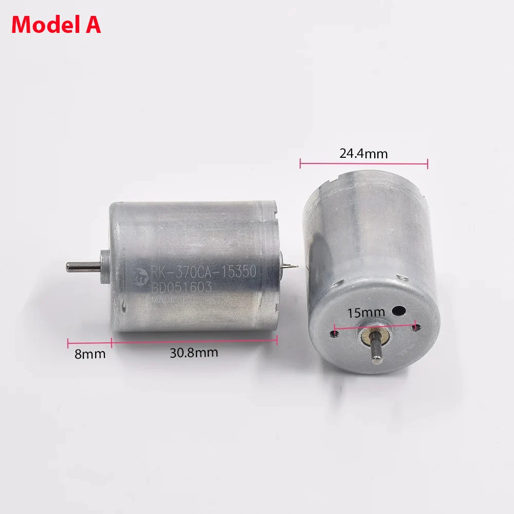 MABUCHI RK-370CA-15350/4045 DC 3 В 3,7 В 6 В 7,4 В 9 В 12 В Высокоскоростной мини 370 Двигатель с угольной щеткой 24 мм Двигатель DIY Воздушный насос