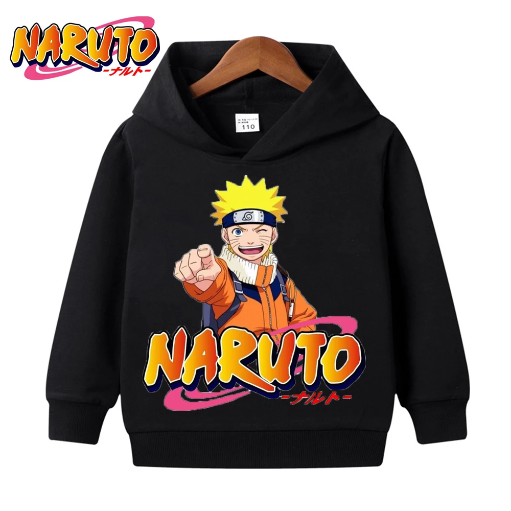 

Naruto Children Costume Spring Boy Hoodie Kids Clothes Funny Uzumaki Akatsuki Hoodies for Teen Girls 2-14y Baby Boys Sweatshirt