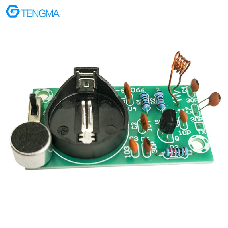 

Simple FM Wireless Microphone Transmitting DIY Electronic Welding Kit 88-108MHz