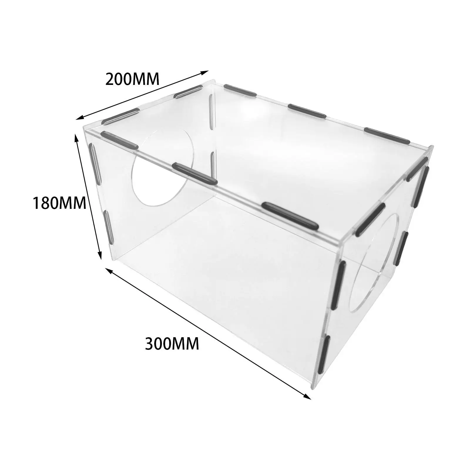 Полировальный пылесборник акриловый пылезащитный чехол с 2 отверстиями