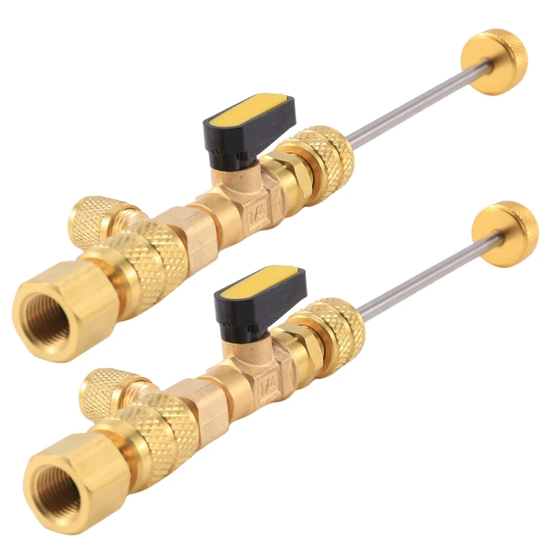 2 шт. монтажный инструмент для снятия сердечника клапана HVAC R410A R22 двойного