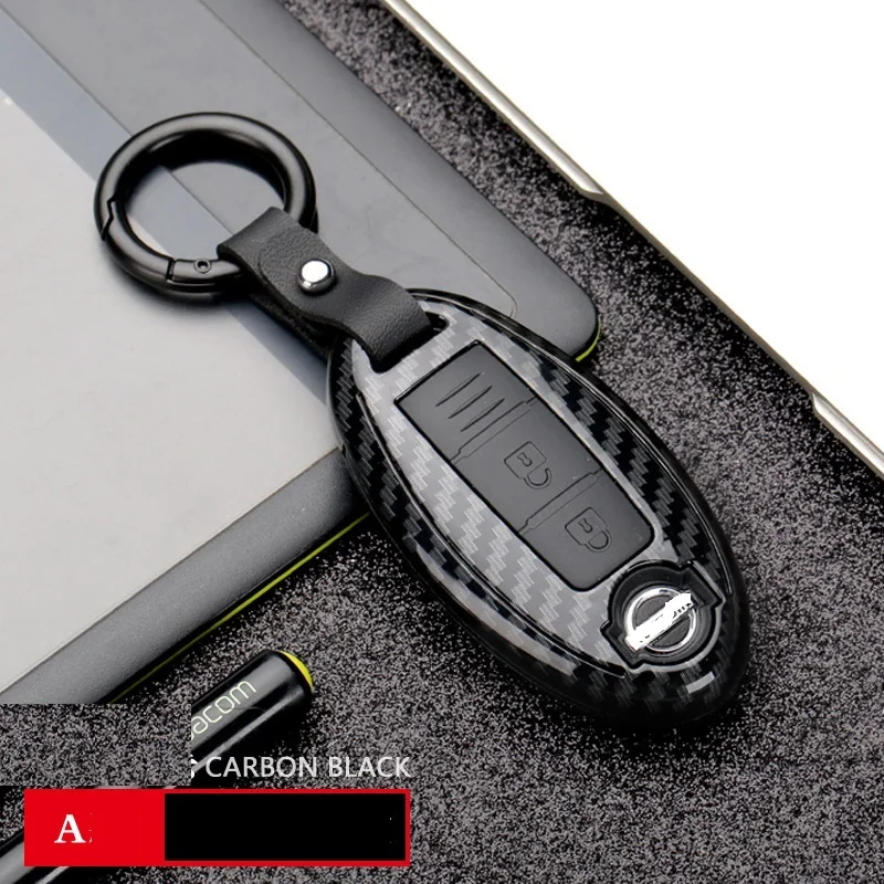 

Carbon Fiber Shell Car Remote Key Cover Case For Nissan Qashqai J10 J11 X-Trail t31 t32 kicks Tiida Pathfinder Murano Note Juke