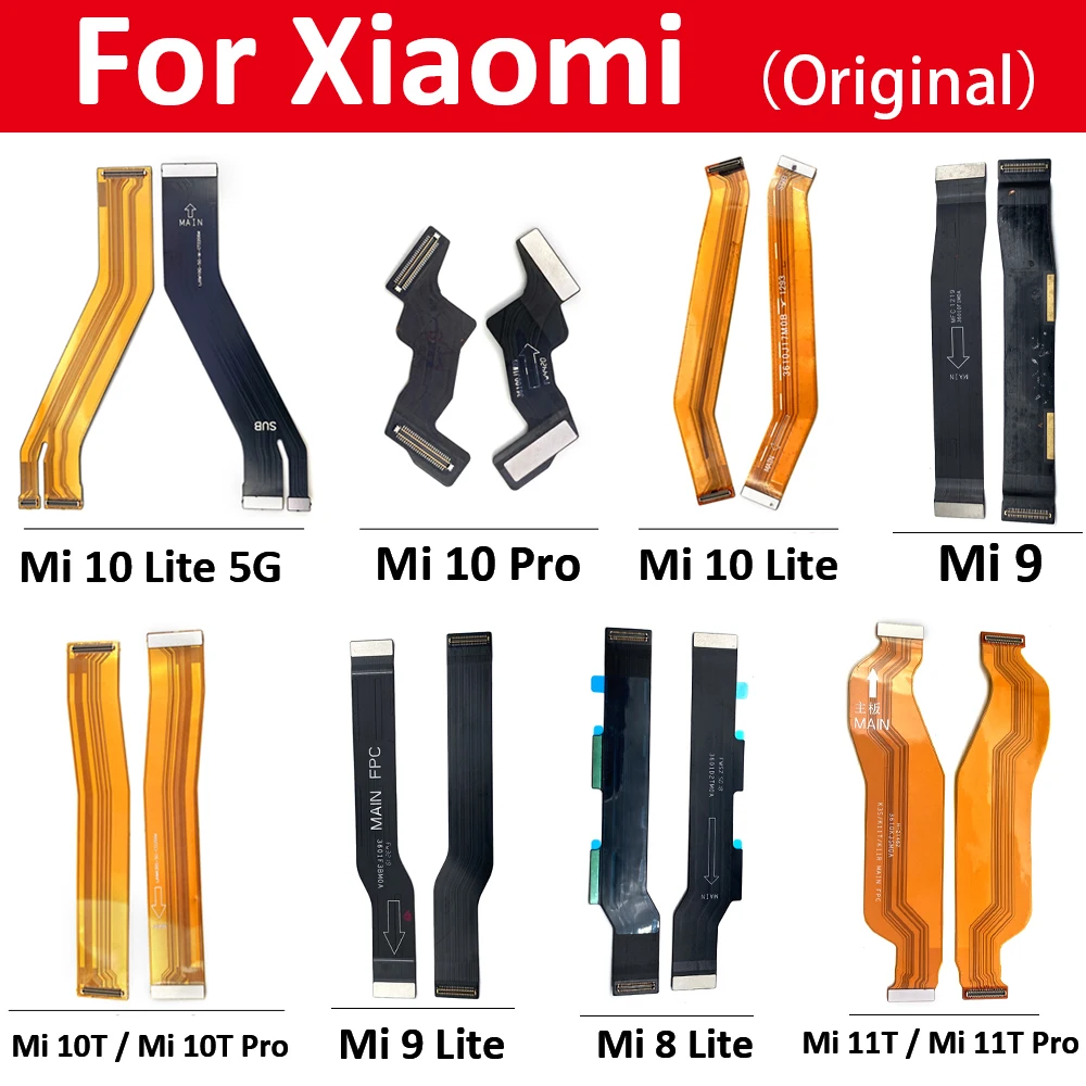 Оригинальная материнская плата FPC коннектор материнской платы гибкий кабель часть лента для Xiaomi Mi 8 9 10 10T 11 Lite 11T 9T Pro