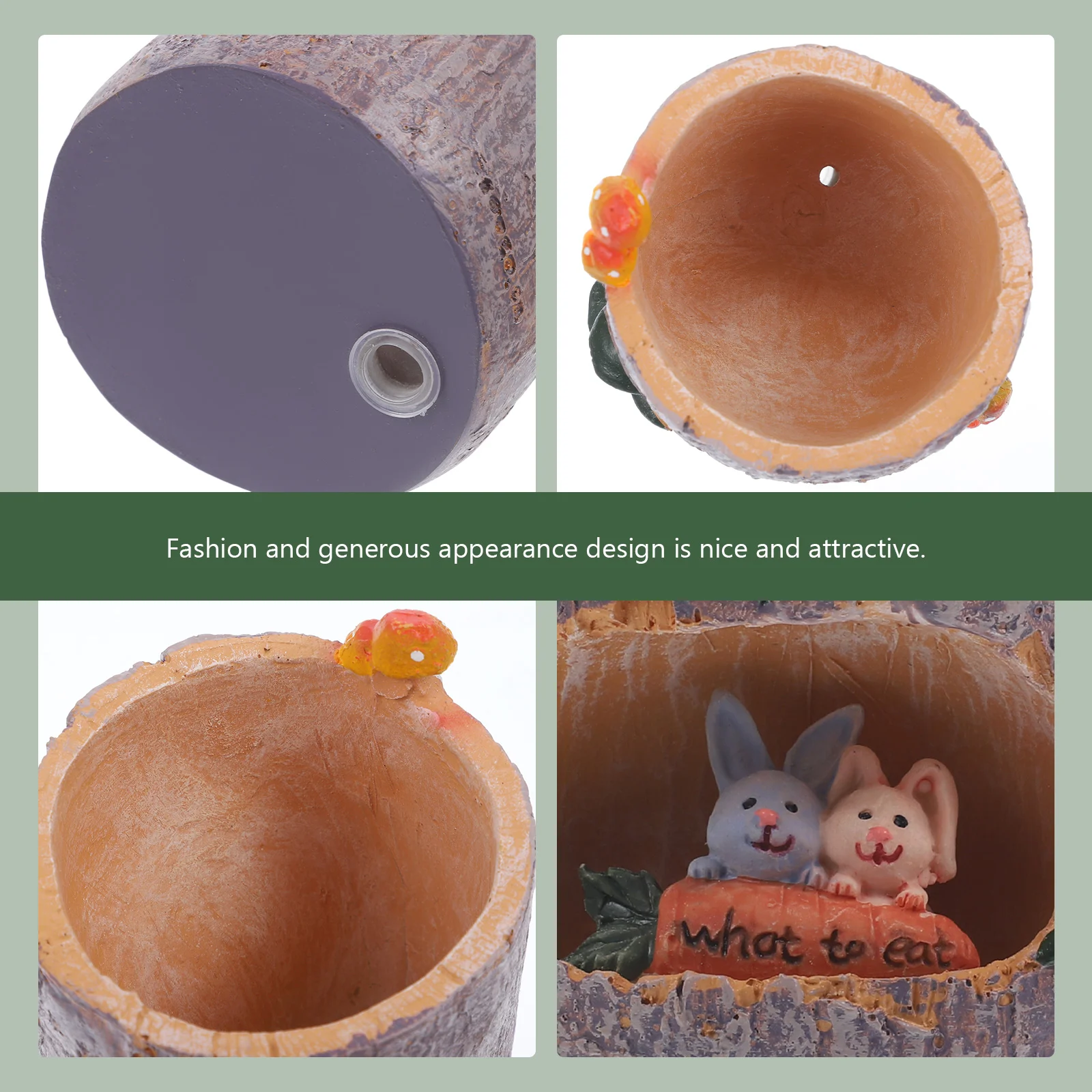 Кролик для пикника цветок сидячий сочный горшок кашпо бонсай корыто коробка