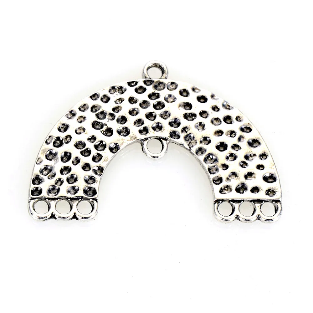 

Латунные подвески с родиевым покрытием, 2 шт., 24x33 мм