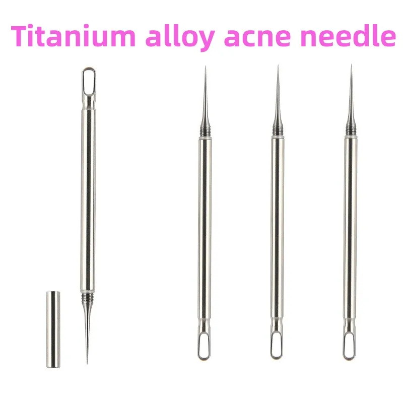 

Titanium Alloy Acne Needle Beauty Kit Tool Acne Needle Dispelling Blackhead, Picking and Squeezing Acne and Fat Particles Set