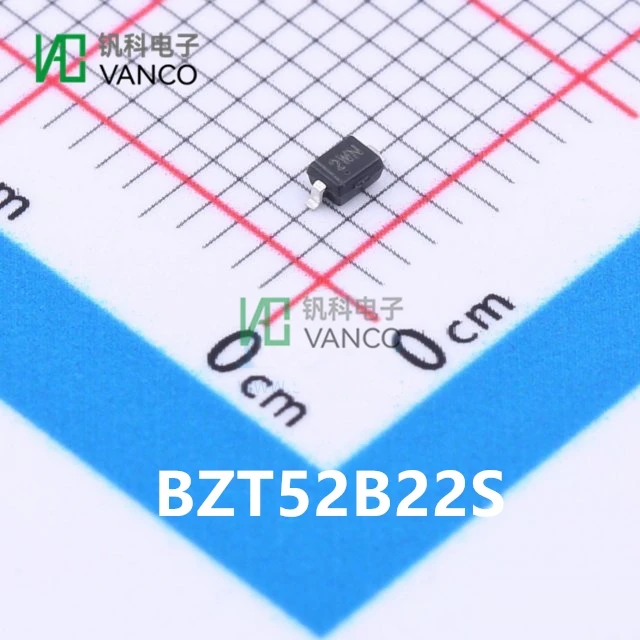 

Комплект транзисторов BZT52B22S 2WN 22 в 200 МВт, 50 шт.