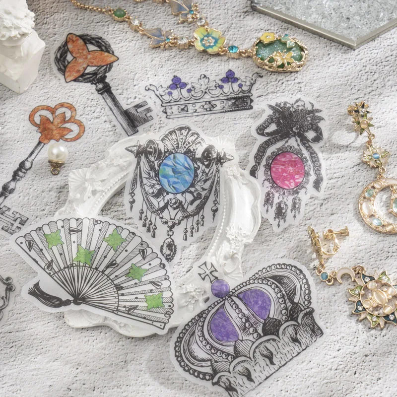 30 листов в упаковке прозрачные туманные украшения для скрапбукинга с