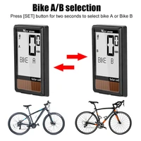 newest bike wireless cycle computer bike computer waterproof speedometer odometer solar led backlight bike accessories