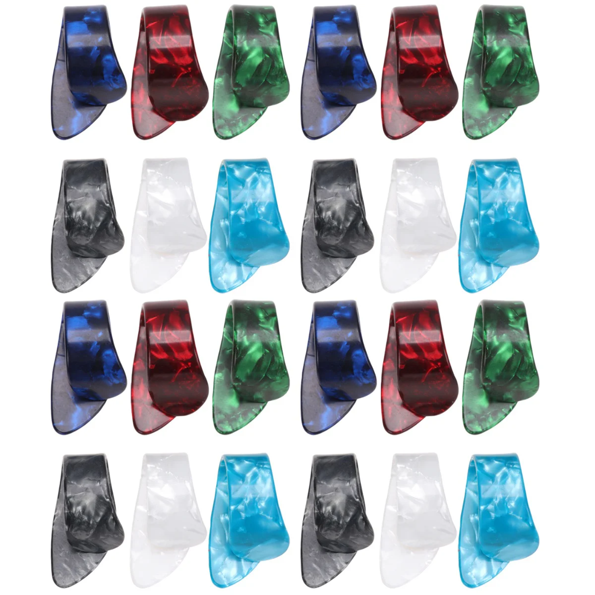 

Guitar Thumb Picks Pick Plectrum Finger Celluloid Nail Set Bass Flat Thumbpicks Practice Jazz Electric Acoustic Thumbpick