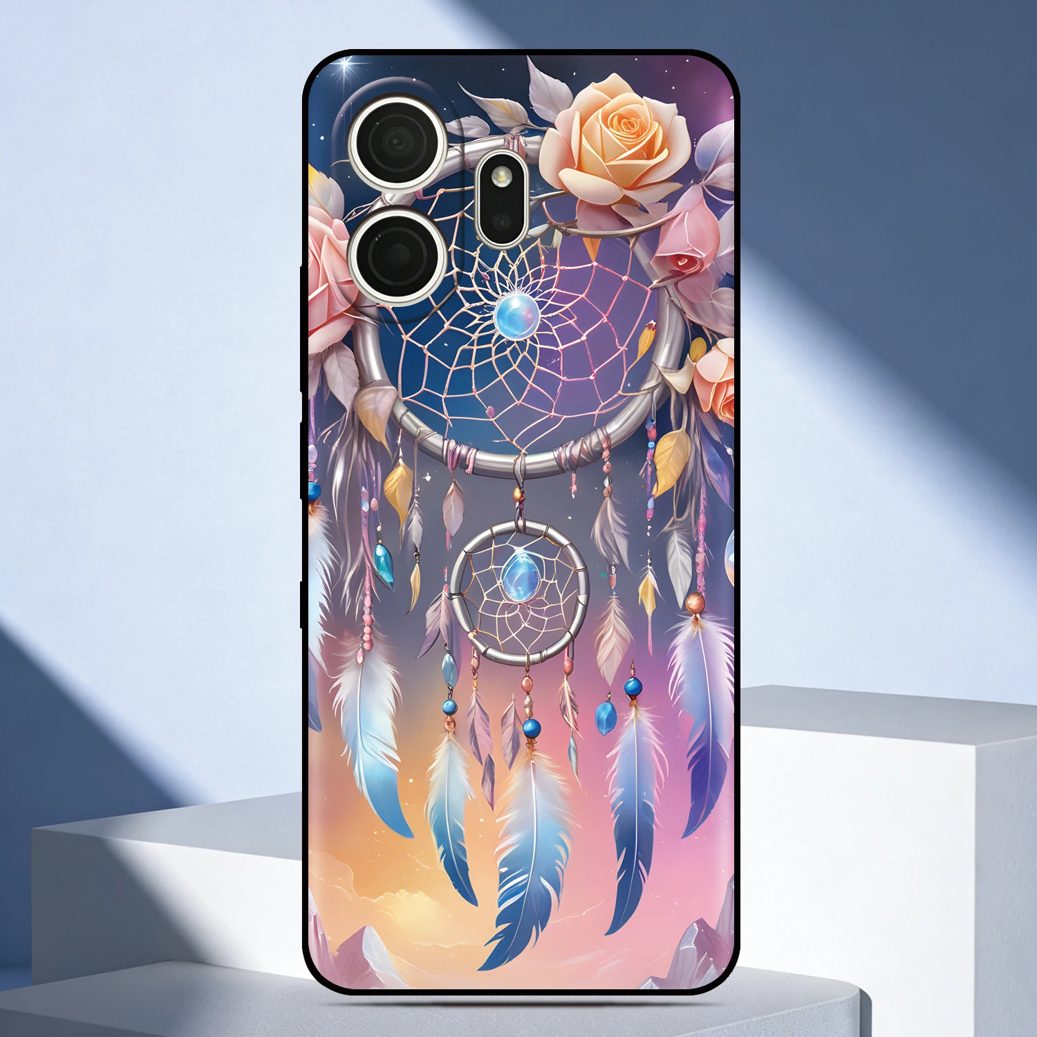 Фото Чехол для телефона Rose Dream Catcher для Motorola Moto G87 G67 G77 G17 G47 G37 G56 G85 G86 G8 G84 G54 Power One Macro Custom Cover №3