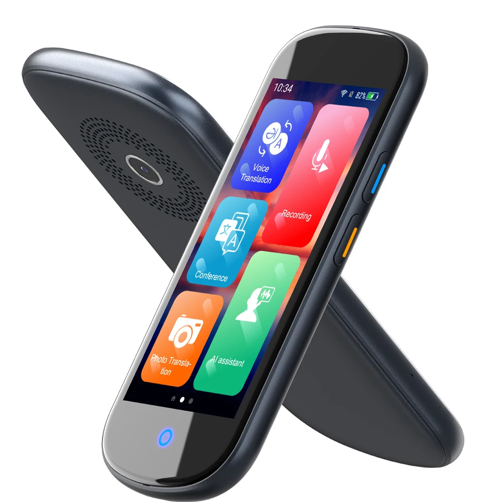 

HGDO V12 4G 4.0 inch Screen Smart Voice Translator for Business Travel 1GB+8GB Support 137 Languages Inter-Translation