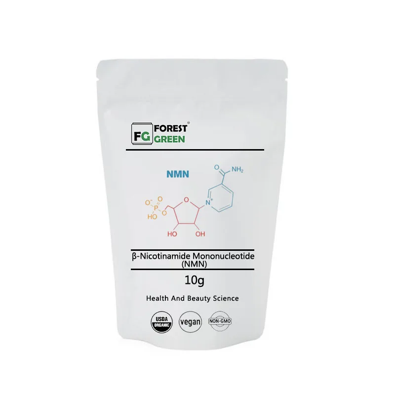 

Pure 99% β-Nicotinamide Mononucleotide NMN Powder W-NMN NAD+ Precursor Synthesis.Nutrition Skin Care Raw Material Anti-Aging