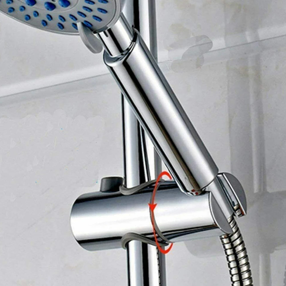 

Adjustable 22-25mm Shower Head Holder Riser Shower Holder Clamp Showerhead Rail Slide Bracket Bathroom Slider Accessories