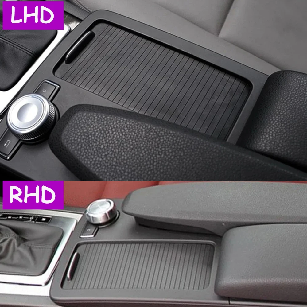 Автомобильный центральный подлокотник LHD RHD, держатель стакана для напитков, крышка затвора, Внешняя рамка для Mercedes Benz C Class W204 E Class W207 W212 (art.: 3920c58f873d7) - 3920c58f873d7