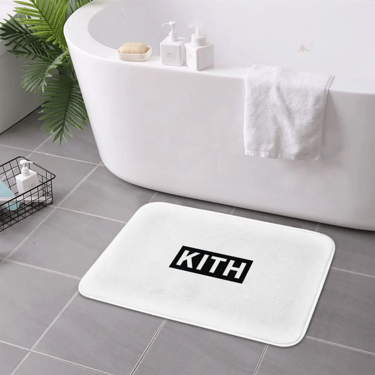 Kith Black Bogo противоскользящий коврик для двери напольный пыленепроницаемый ковер