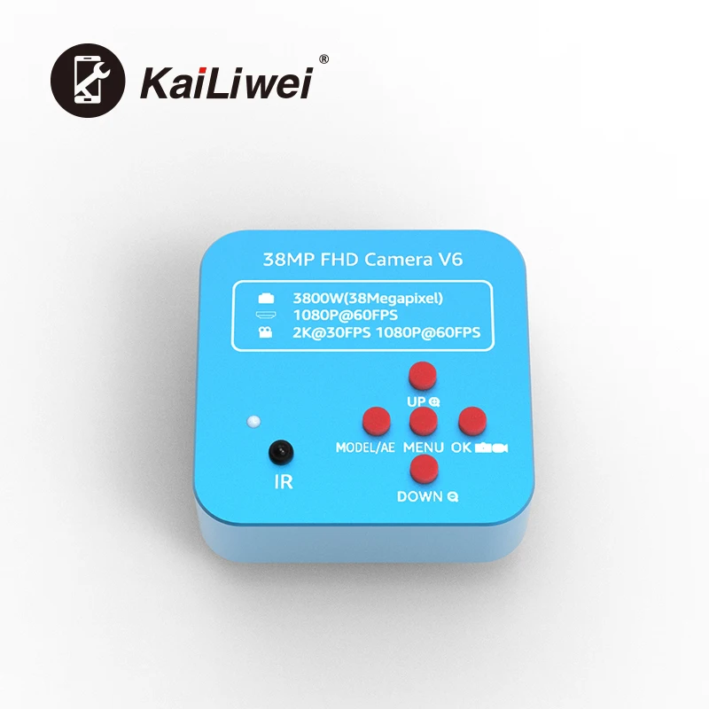 Kailiwei USB промышленный электронный цифровой HD 38MP 1080P 2K видеомикроскоп камера для