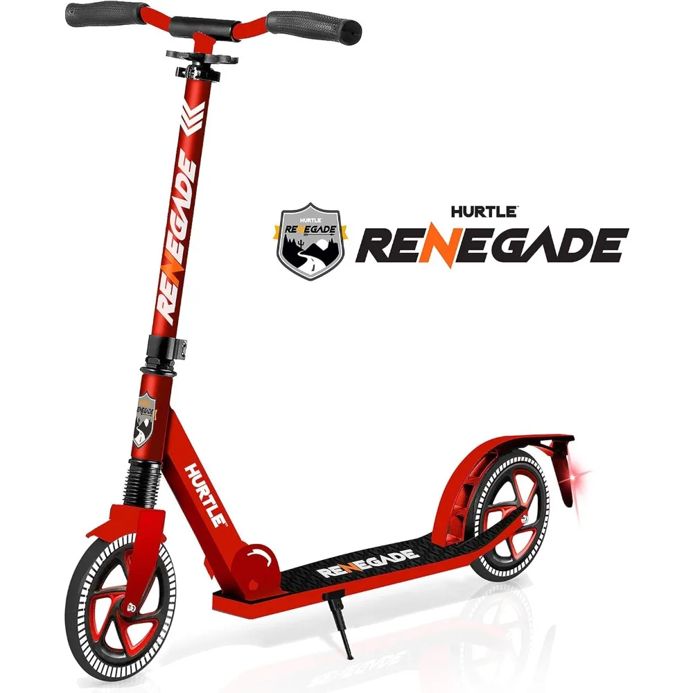 

Scooter for Teenager –2 Wheel Scooter with Adjustable T-Bar Handlebar – Folding Adult Kick Scooter with Alloy Anti-Slip Deck